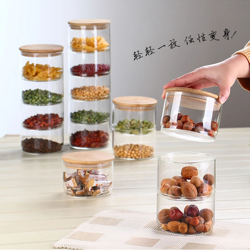Food Storage Lidl - 새로운 1200ml 3중 유리 용기 세트,