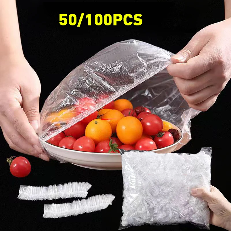 Food Storage Tupperware - 재사용 가능한 일회용 식품 커버 플라스틱