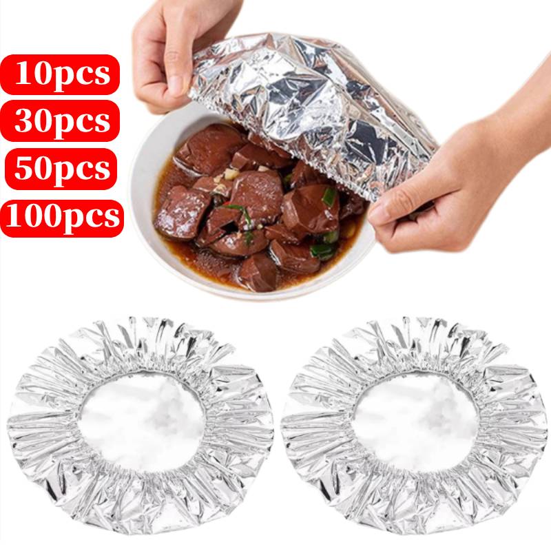 Food Storage Aluminum - 10-100PCS 반복 사용 가능한 필름 절연