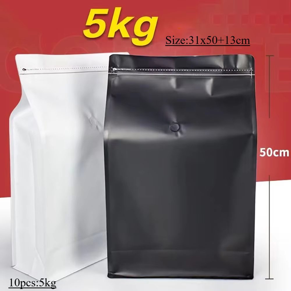 Food Storage Aluminum - 10pcs 5kg 지 플락 커피 콩