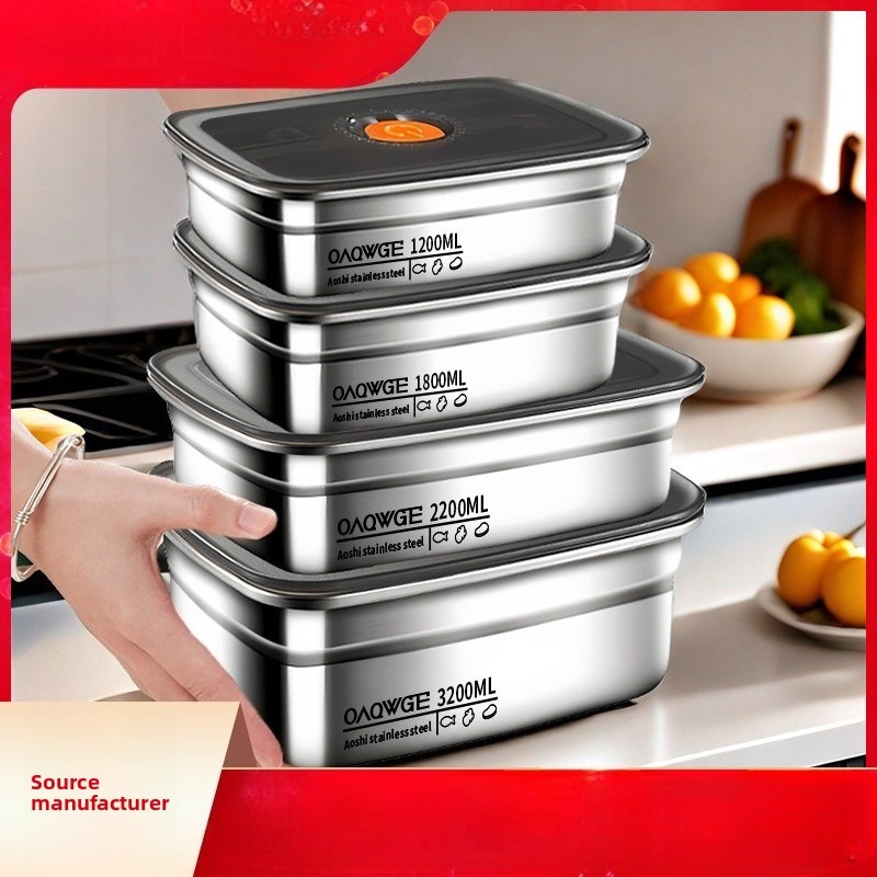 Food Storage Lidl - 특대형 스테인리스 스틸 밀폐형 냉장고 냉동고용
