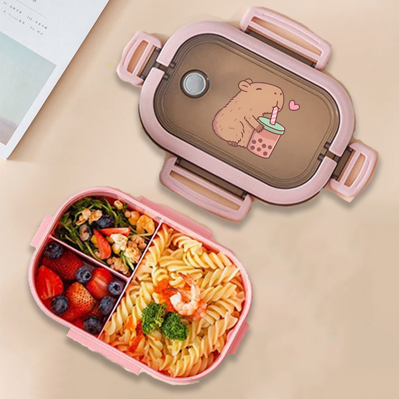Food Storage Boxes - Capybara 도시락 상자 애니메이션 동물 인쇄