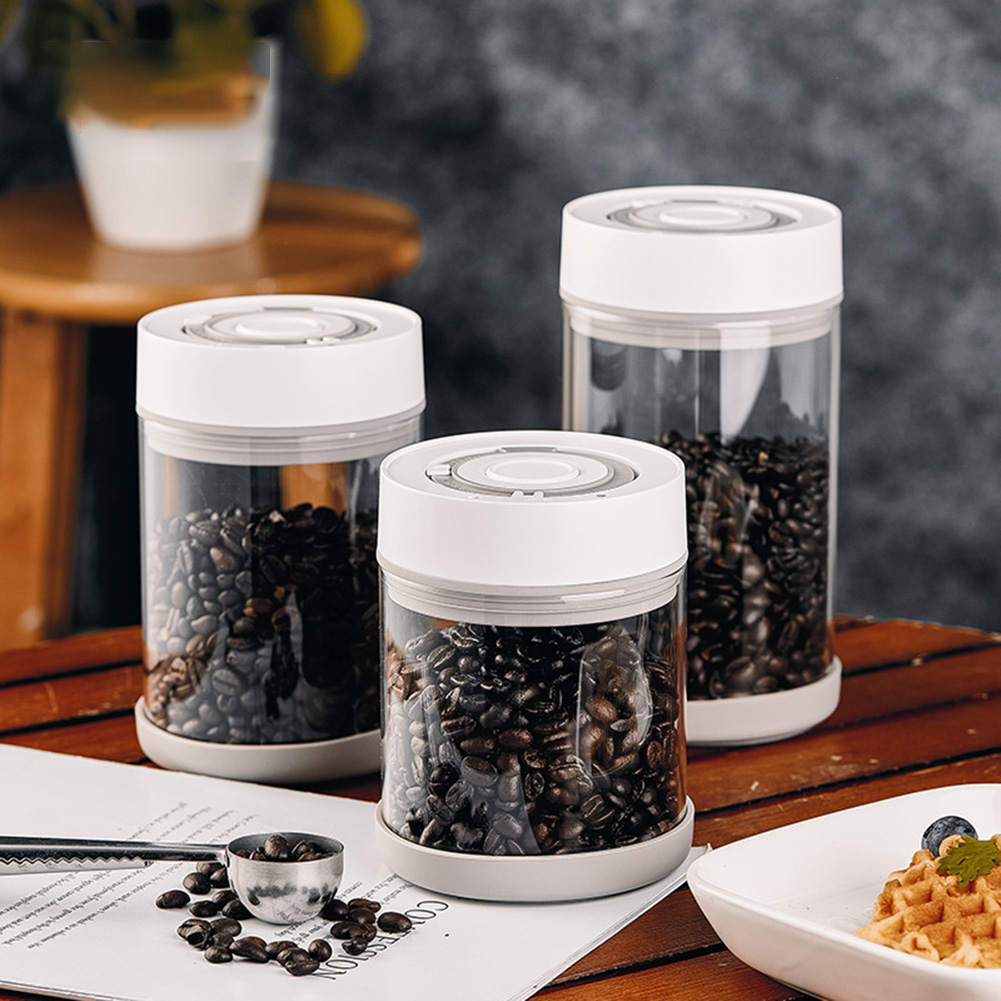 Food Storage Containers Set - 주방 습기 방지 유리 커피콩 항아리
