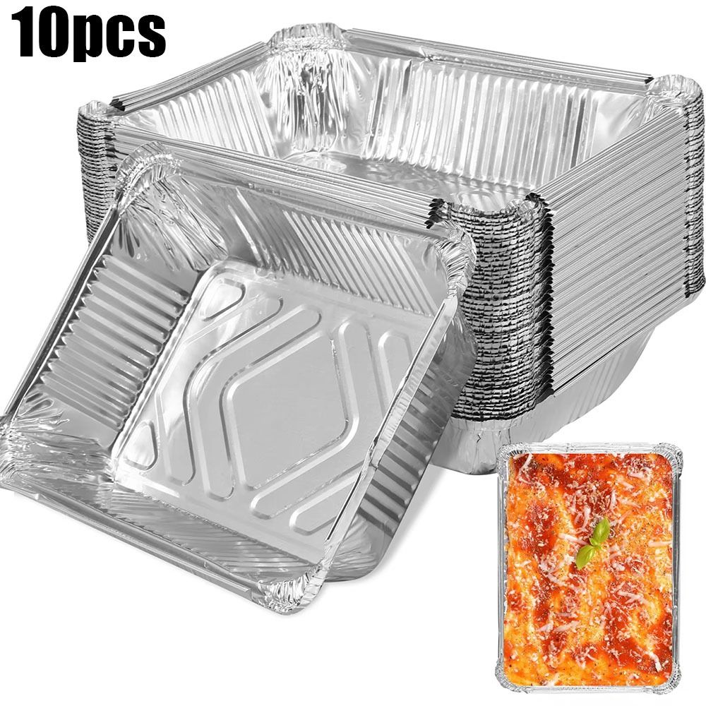 Food Storage Aluminum - 10PCS 일회용 알루미늄 호일 식품 저장