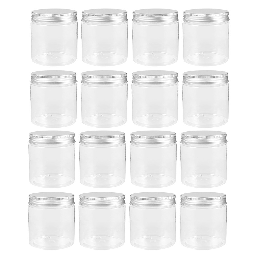 Food Storage With Lids - 투명한 재질의 20개입 애완동물용 유리병 세트,