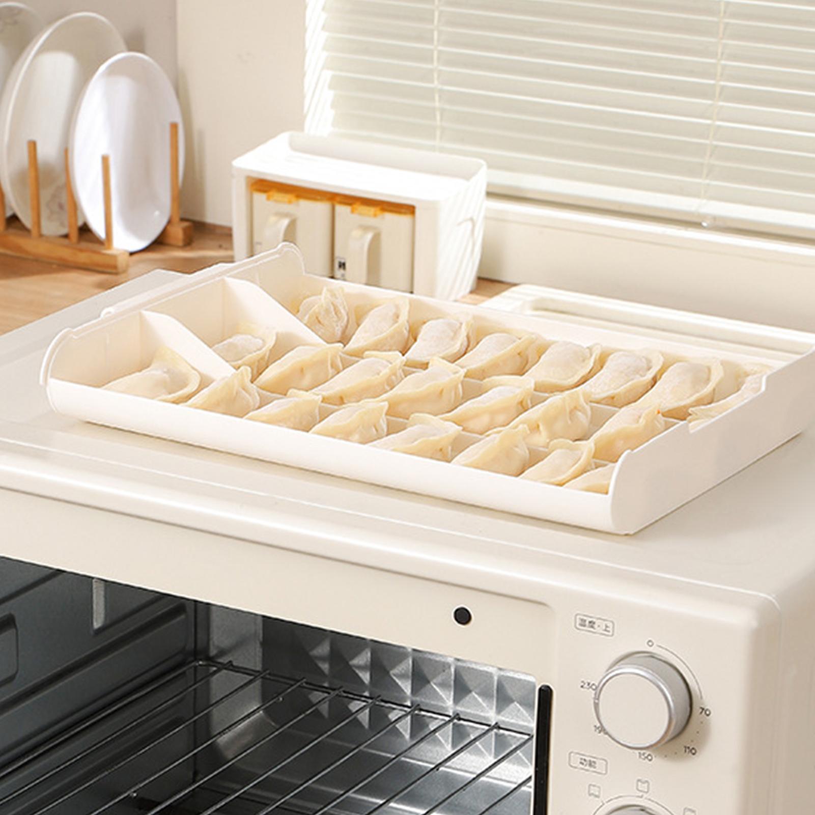 Food Storage Stackable Containers - 만두 보관함, 서랍식, 쌓아서 보관 가능,