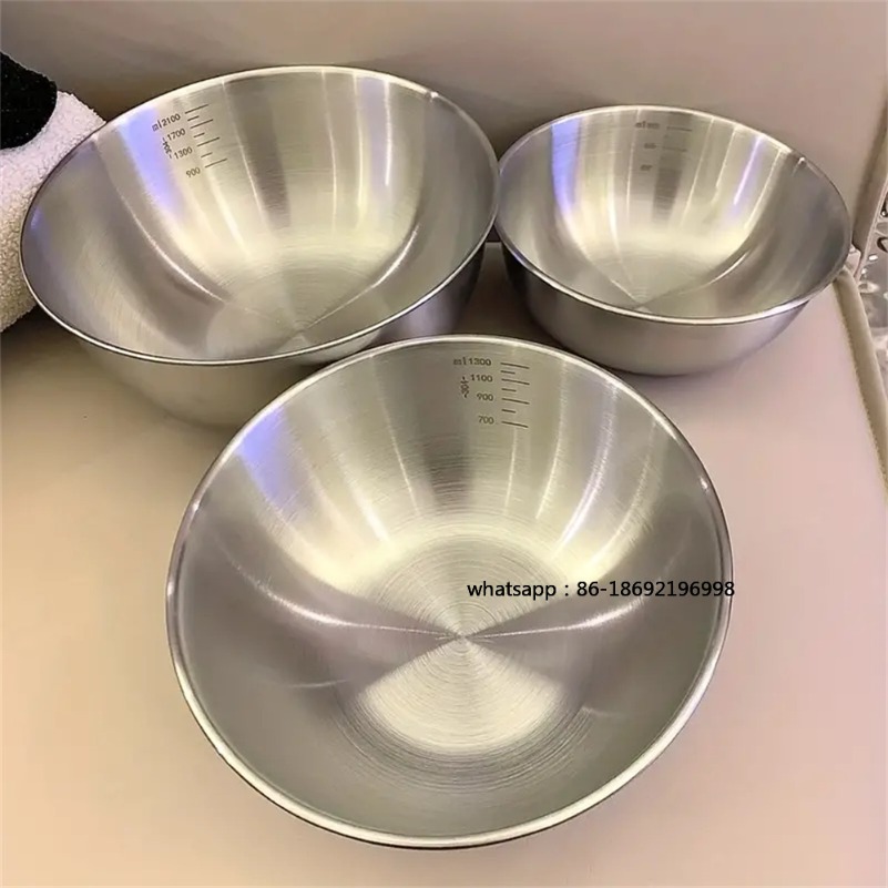 Food Storage Essentials - 1-3 스테인리스 스틸 볼 세트, 요리,