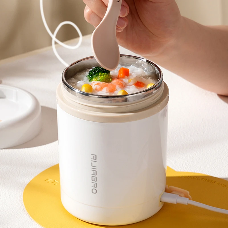 Food Storage Tupperware - 600ML USB 전기 난방 도시락 상자