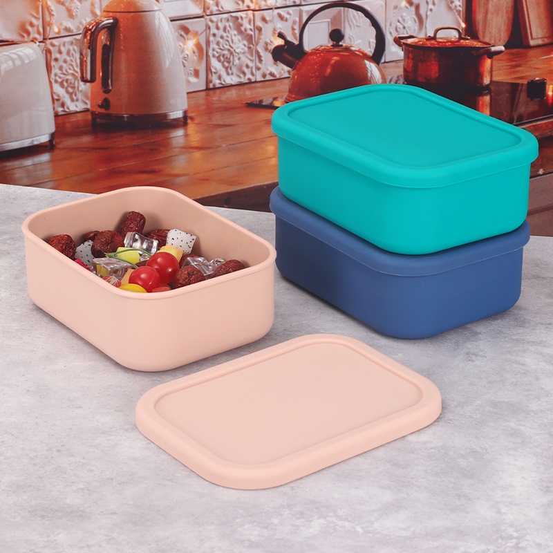 Food Storage Tupperware - YONG HAO 실리콘 도시락 상자 직사각형