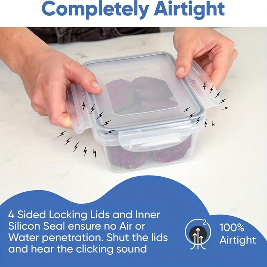 24팩 식품 보관 용기(밀폐형 뚜껑 포함), 점심 도시 - Food Storage Prep Containers 리뷰 및 가격