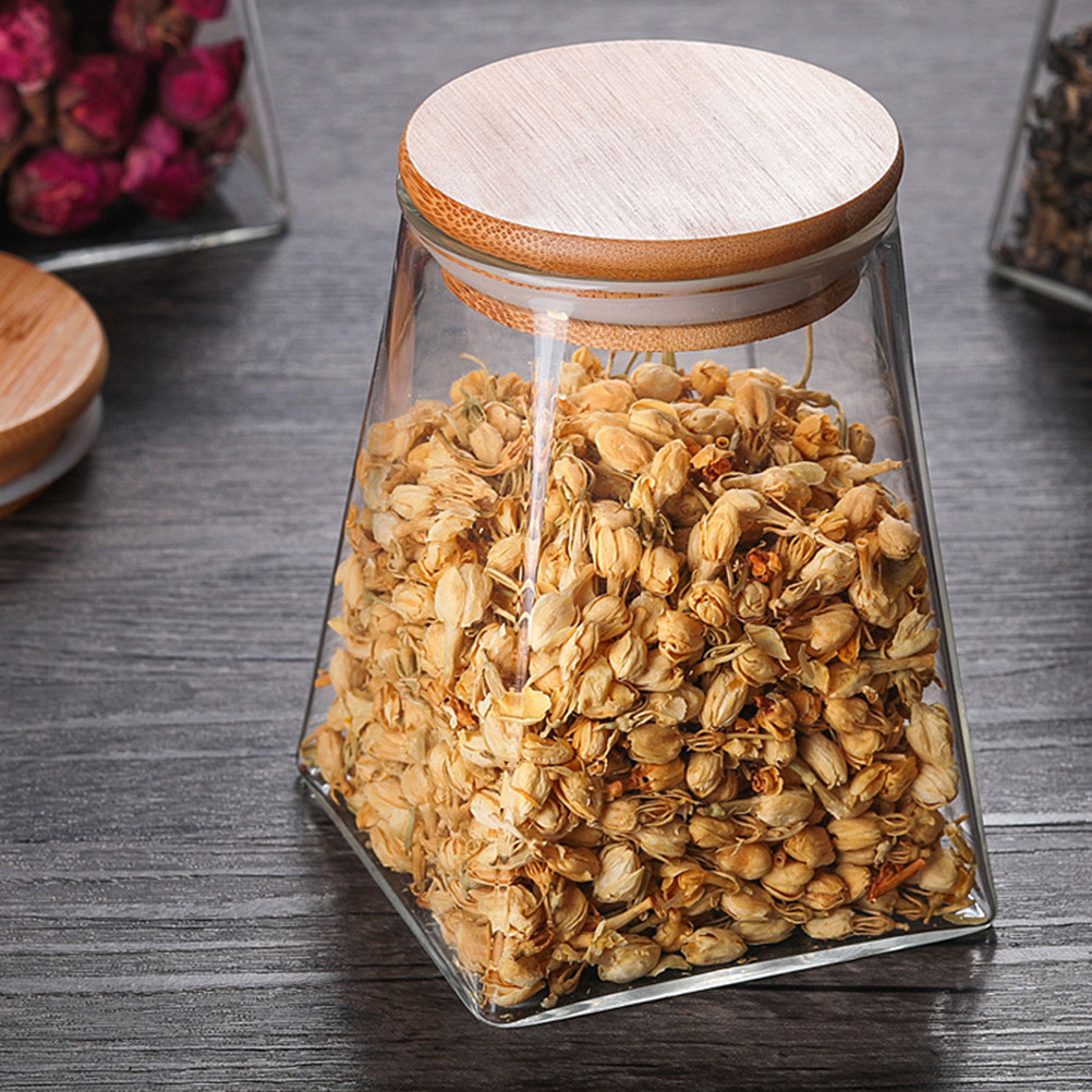 유리 곡물 보관 탱크 밀폐형 용기 식품 보관 용기 나무 - Food Storage Essentials 리뷰 및 가격
