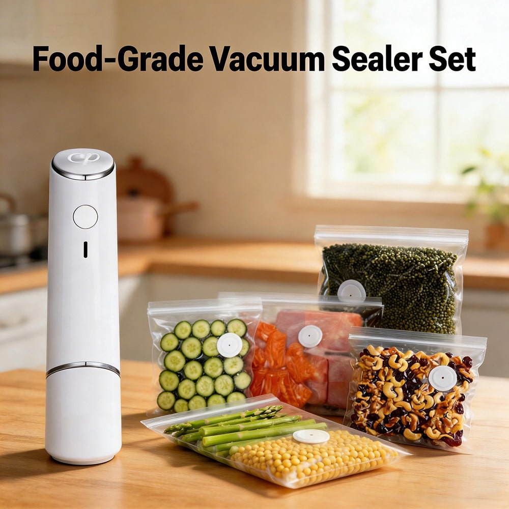 30개 재사용 가능한 진공 백+1개의 소형 진공 실러, - Food Storage Machine 리뷰 및 가격