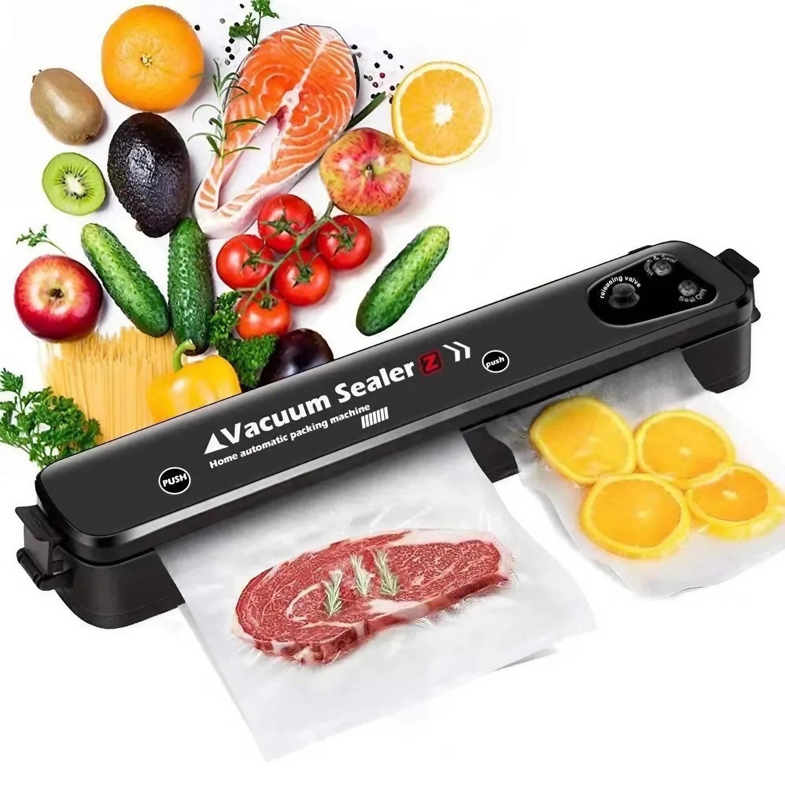 자동 진공 포장기, 휴대용 식품 보관기, 15개의 포장 - Food Storage Machine 리뷰 및 가격