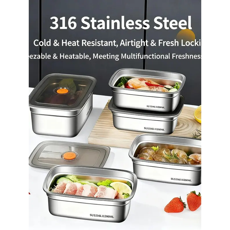 대용량 스테인리스 스틸 누수 방지 밀폐형 도시락통, 캠 - Food Storage Camping 리뷰 및 가격