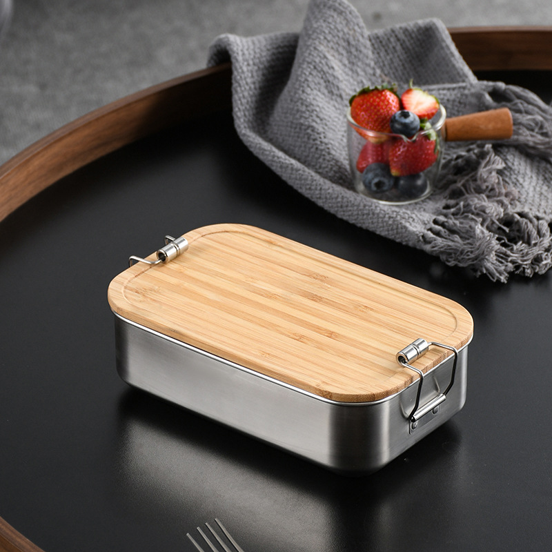스테인레스 스틸 도시락 상자 일본식 버클 휴대용 Tup - Food Storage Tupperware 리뷰 및 가격