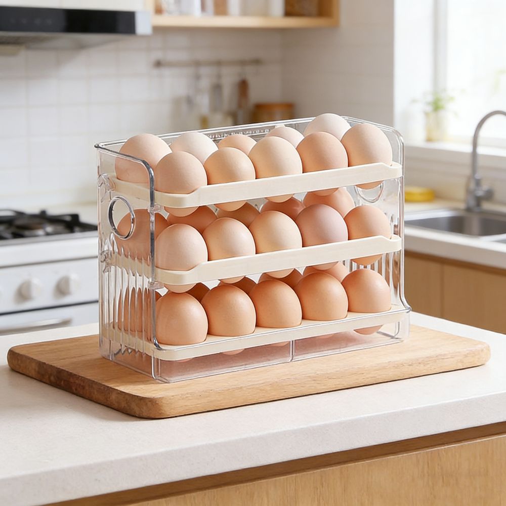 실용적인 플라스틱 계란 보관 상자 공간 절약 대용량 대 - Food Storage Practices 리뷰 및 가격