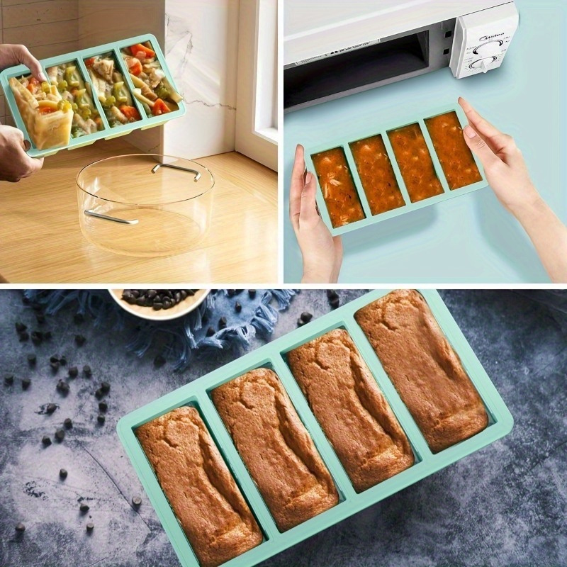 뚜껑이 있는 실리콘 냉동 트레이 1개 - 수프, 육수  - Food Storage Prep Containers 리뷰 및 가격