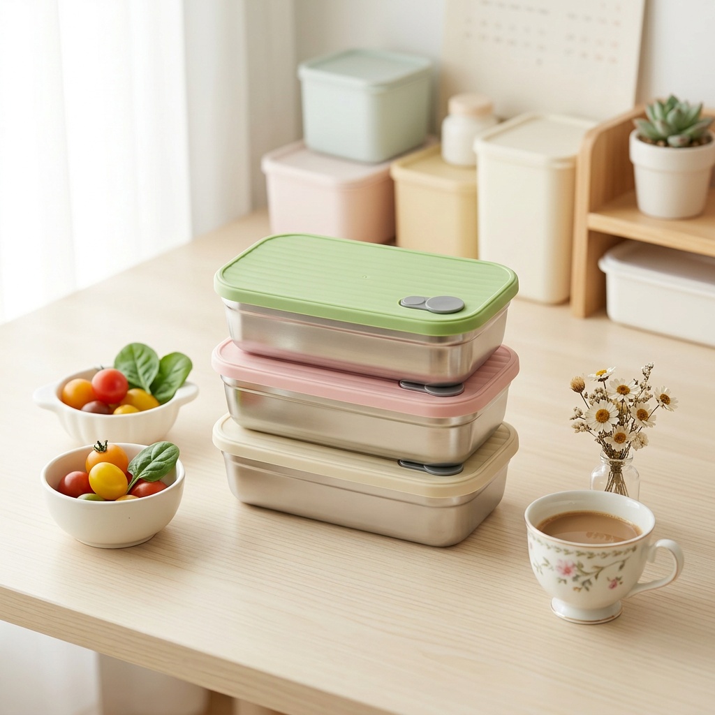 스테인리스 스틸 도시락 금속 도시락 전자레인지용 식품  - Food Storage Prep Containers 리뷰 및 가격