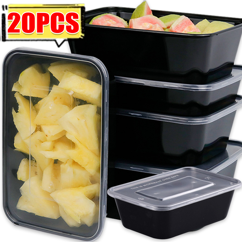 10/20x 뚜껑이 있는 식품 보관 용기 식사 준비 용 - Food Storage Prep Containers 리뷰 및 가격