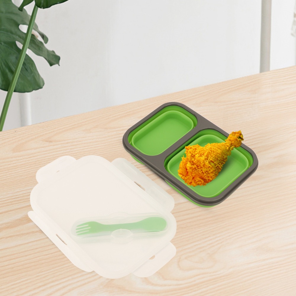 2PCS 실용적인 1000ml 접이식 도시락 상자 실리 - Food Storage Practices 리뷰 및 가격