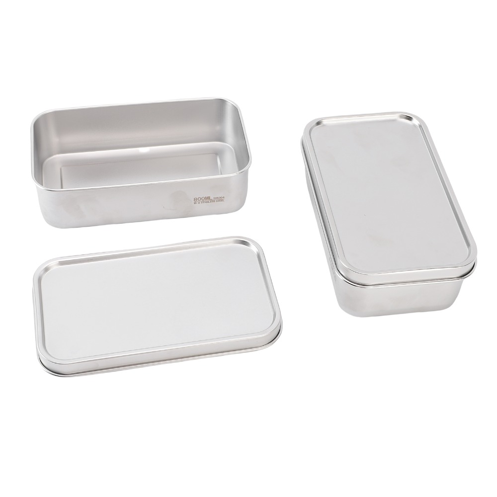 2개입 실용적인 304 스테인리스 스틸 점심 보관 용기 - Food Storage Practices 리뷰 및 가격