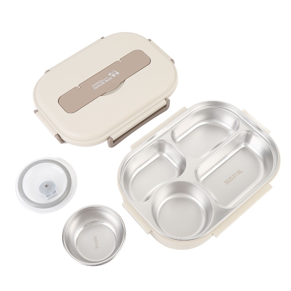 실용적인 316 스테인레스 스틸 점심 보관 용기 4칸  - Food Storage Practices 리뷰 및 가격