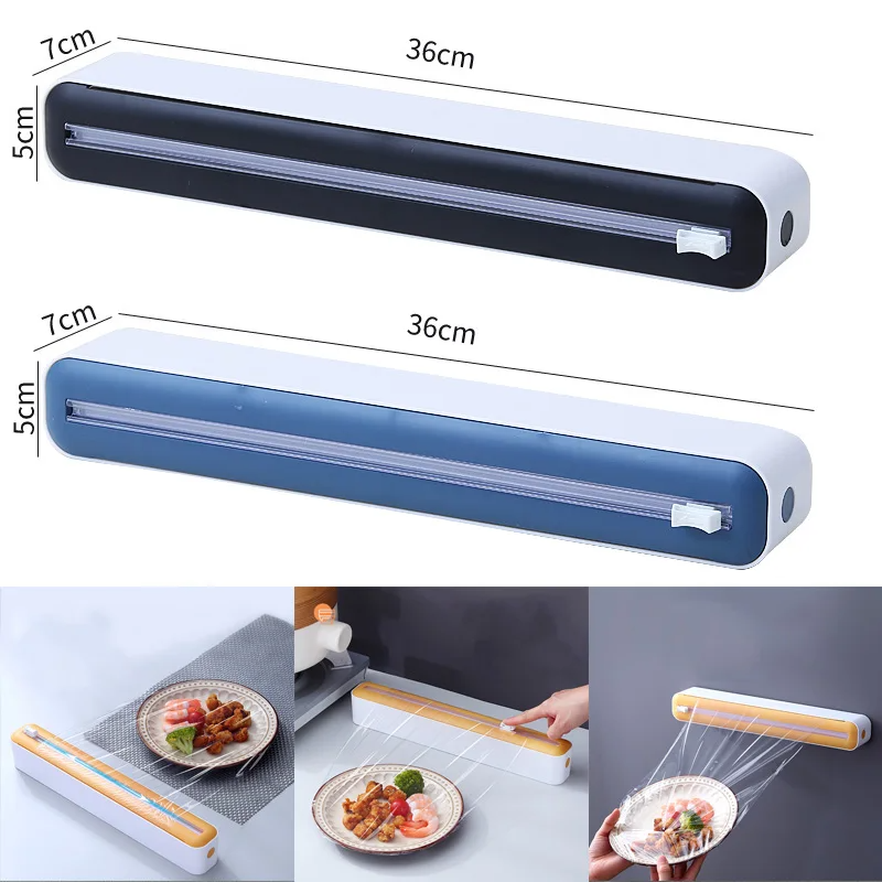 식품 필름 디스펜서 커터 보관 상자가있는 자기 플라스틱 - Food Storage Aluminum 리뷰 및 가격