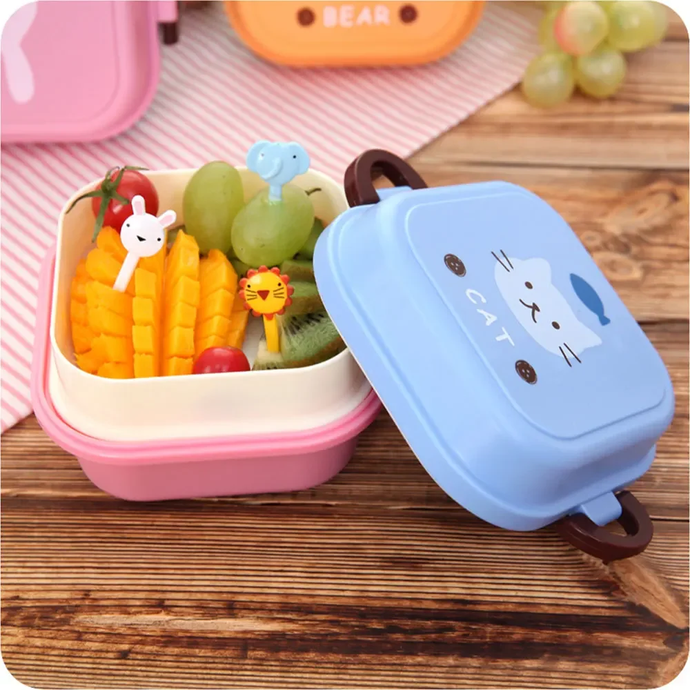 어린이 미니 귀여운 만화 음식 보관함 스쿨 휴대용 도시 - Food Storage Camping 리뷰 및 가격