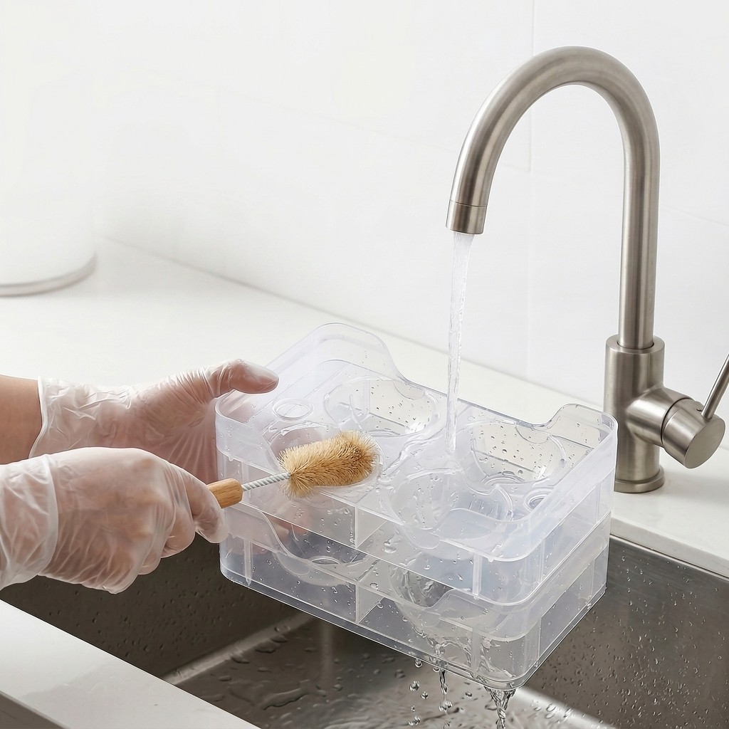 냉장고 문에 부착 가능한 쌓을 수 있는 투명 플라스틱  - Food Storage Refrigerator 리뷰 및 가격