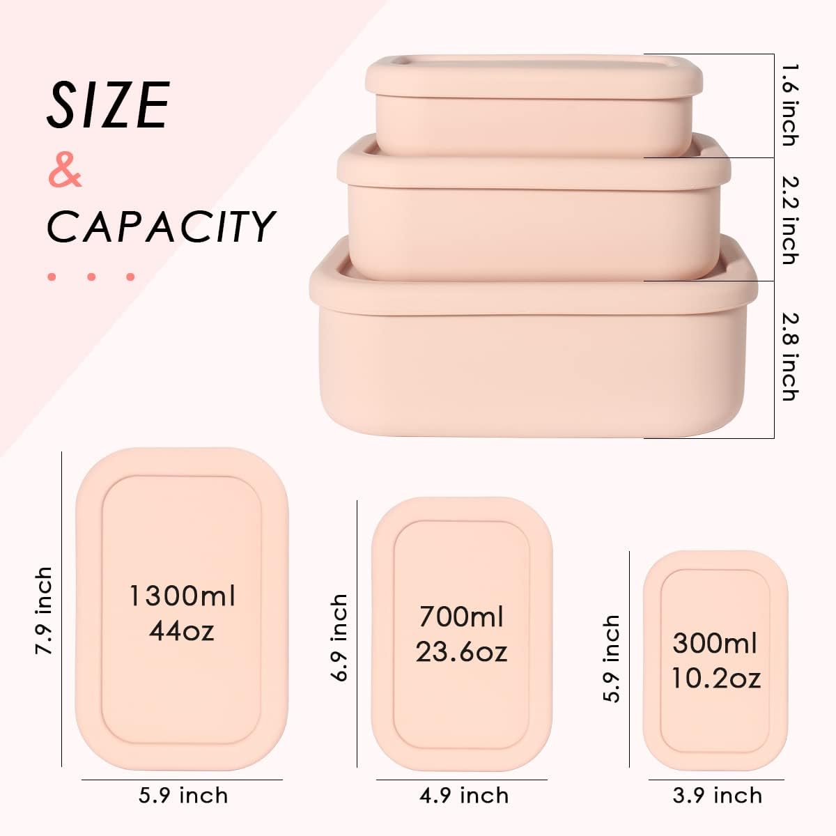 실리콘 도시락 상자 도시락 용기, YONGHAO 누출  - Food Storage Tupperware 리뷰 및 가격