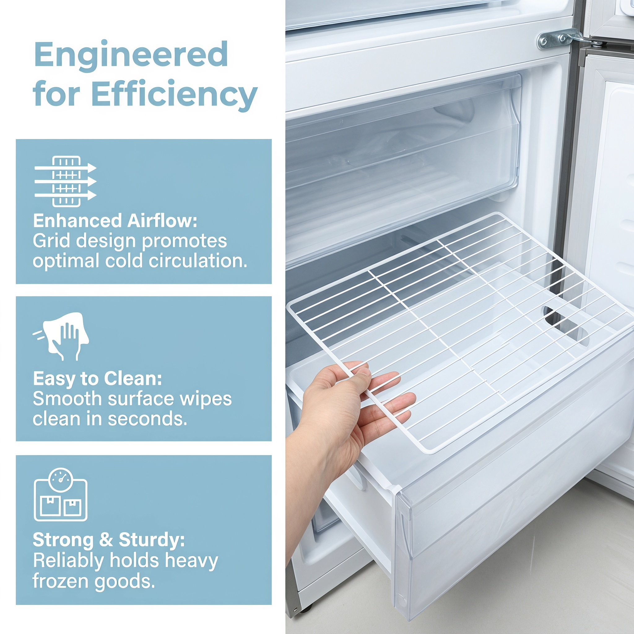 와이어 금속 냉장고 분리 선반 정리대 11x9 분리형  - Food Storage Refrigerator 리뷰 및 가격