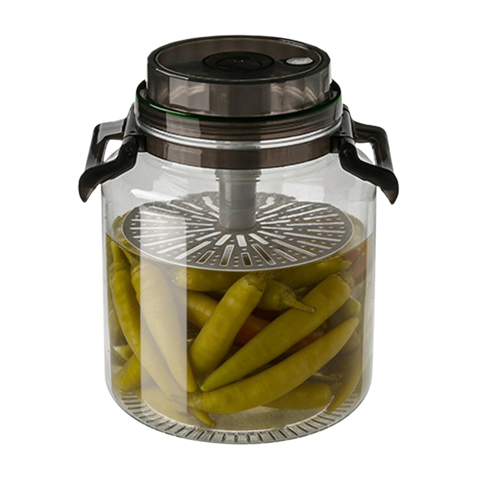 5L 원형 피클 병(뚜껑 포함) 밀폐형 보관 용기(손잡 - Food Storage Lidl 리뷰 및 가격