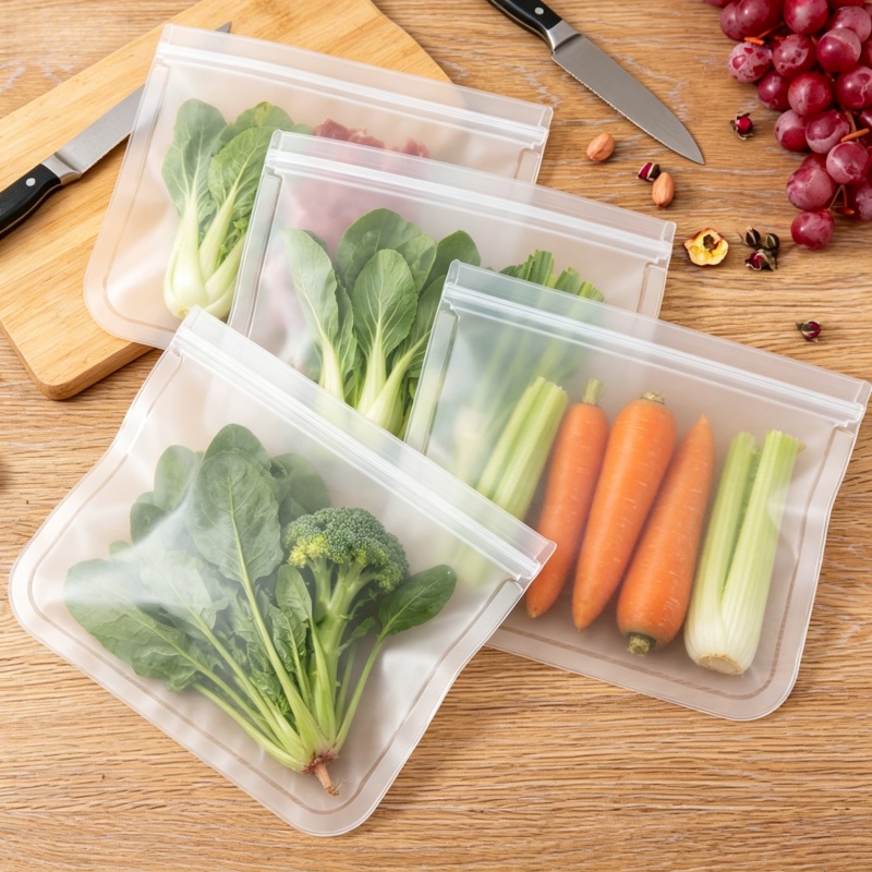 실리콘 식품 보관 용기 재사용 가능한 식품 보관 가방  - Food Storage Tupperware 리뷰 및 가격