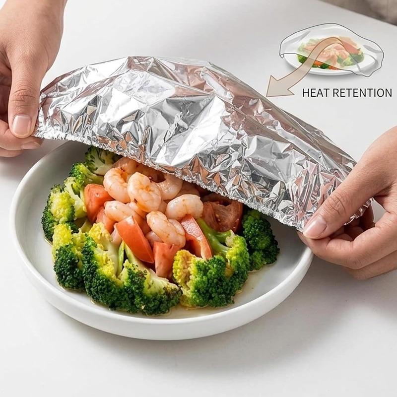알루미늄 호일 단열 커버 일회용 식품 커버 호일 필름  - Food Storage Aluminum 리뷰 및 가격