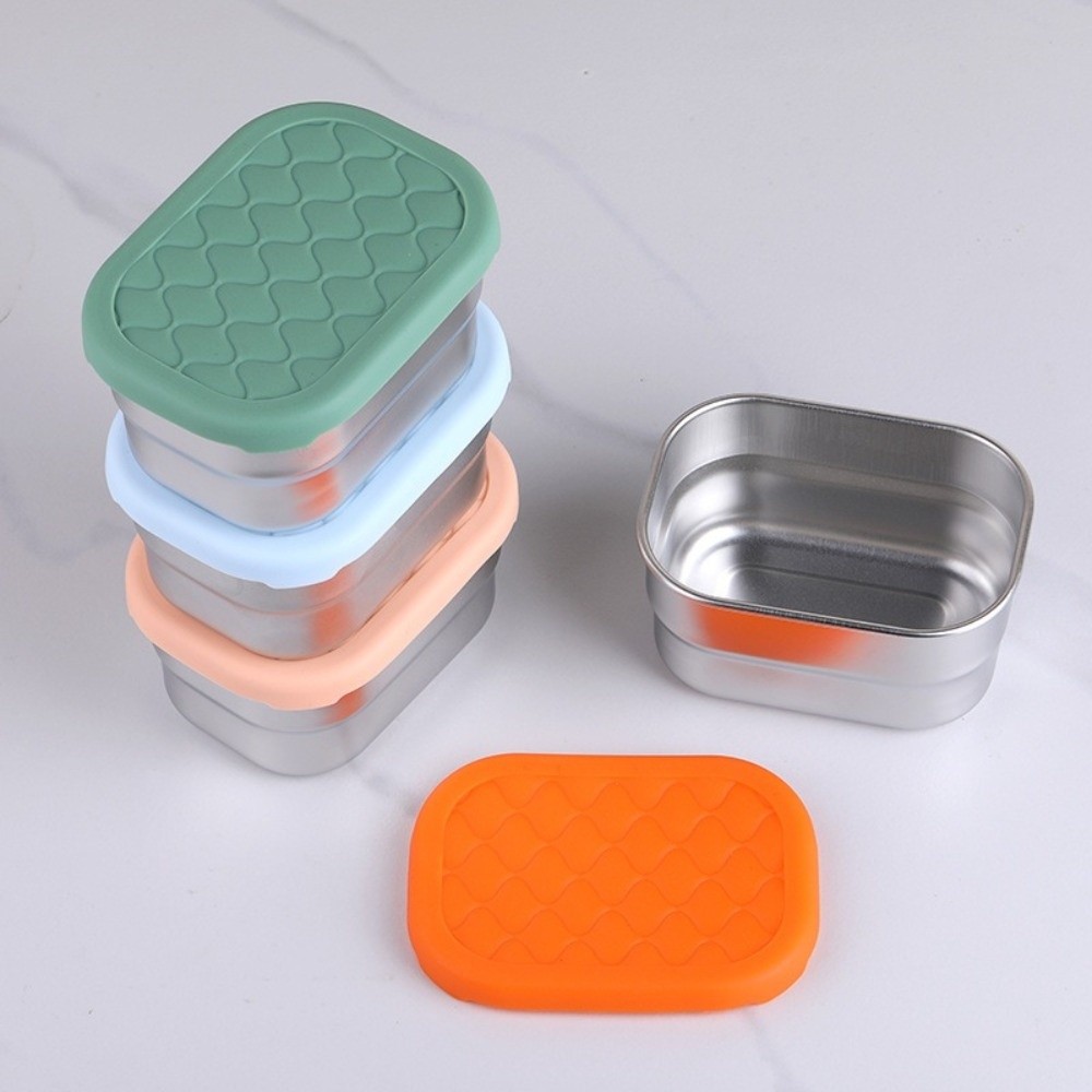 새로운 스테인리스 스틸 식품 용기, 쌓을 수 있는 실리 - Food Storage Stackable Containers 리뷰 및 가격