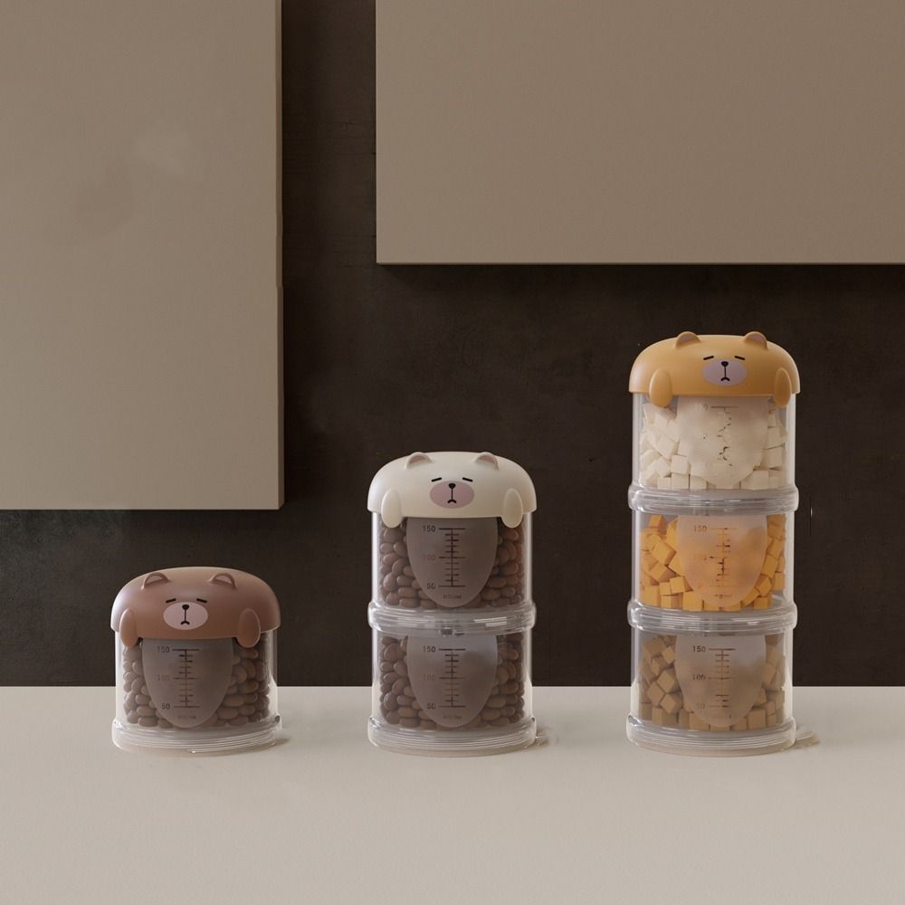 실용적인 플라스틱 다층 고양이 사료 상자 방습 귀여운  - Food Storage Practices 리뷰 및 가격