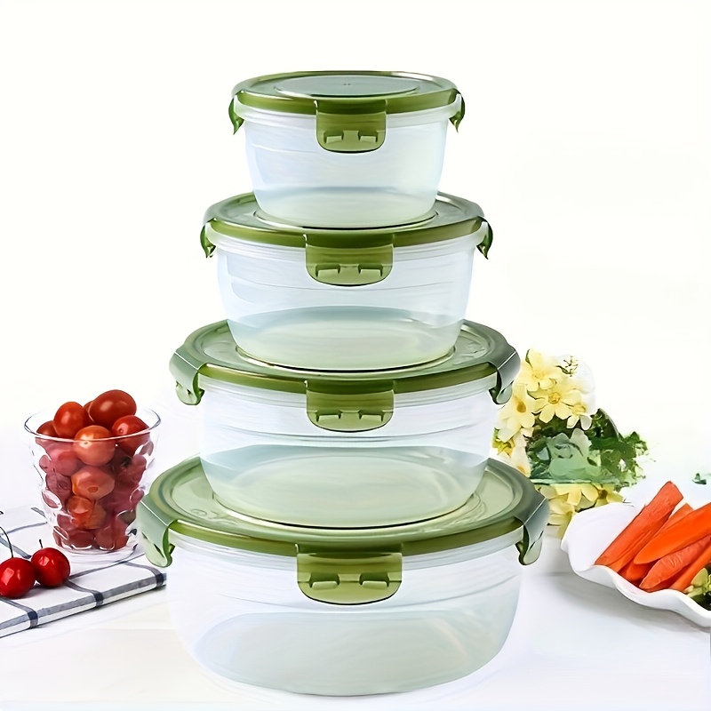 플라스틱 식품 보관 용기 4개, 도시락, 식당, 캠핑, - Food Storage Camping 리뷰 및 가격
