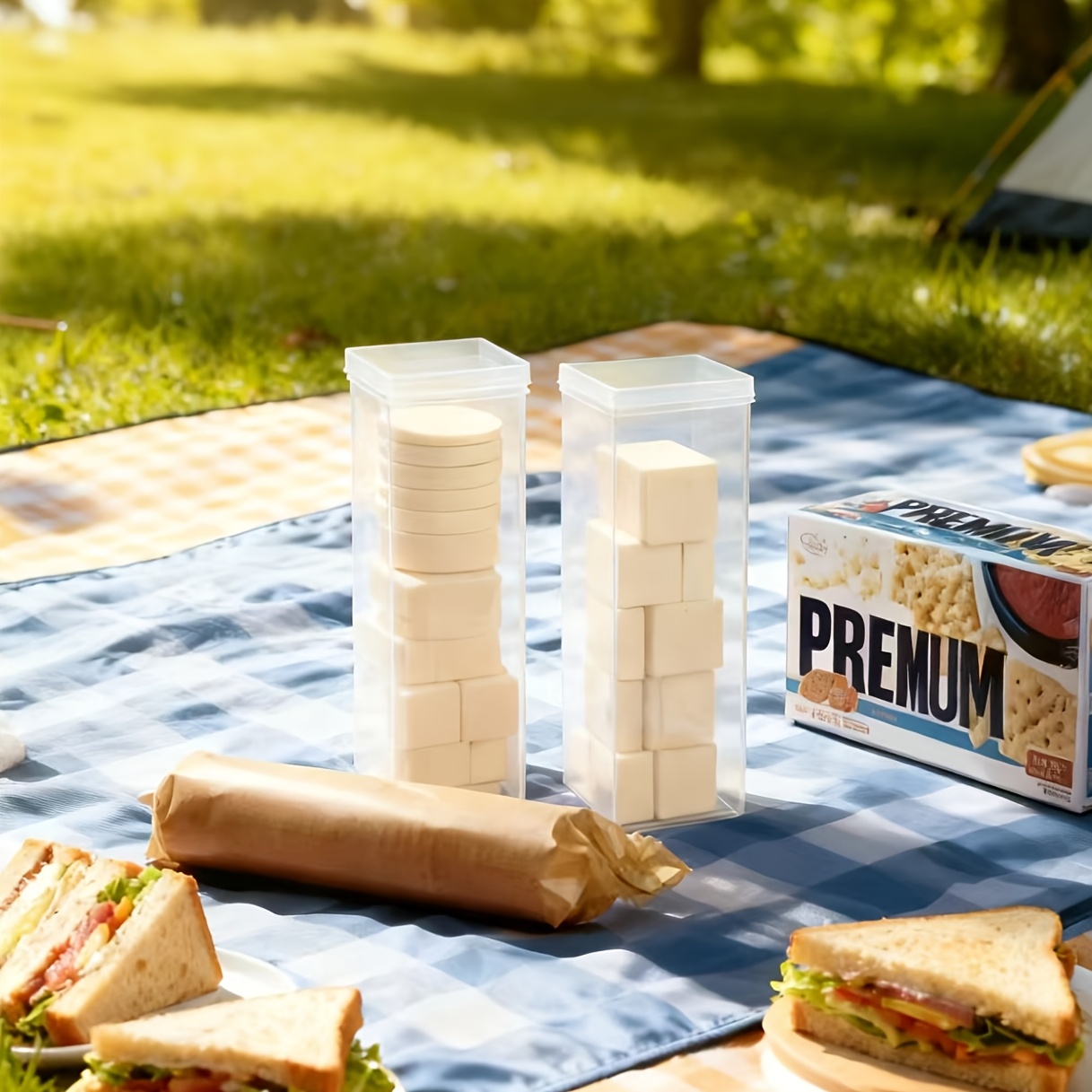 뚜껑이 있는 투명 직사각형 밀폐 식품 보관 용기 - 파 - Food Storage Containers Set 리뷰 및 가격