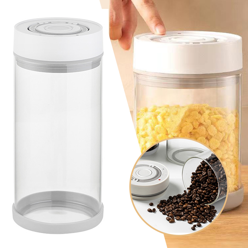 주방 습기 방지 유리 커피콩 항아리 자동 지능형 진공  - Food Storage Containers Set 리뷰 및 가격