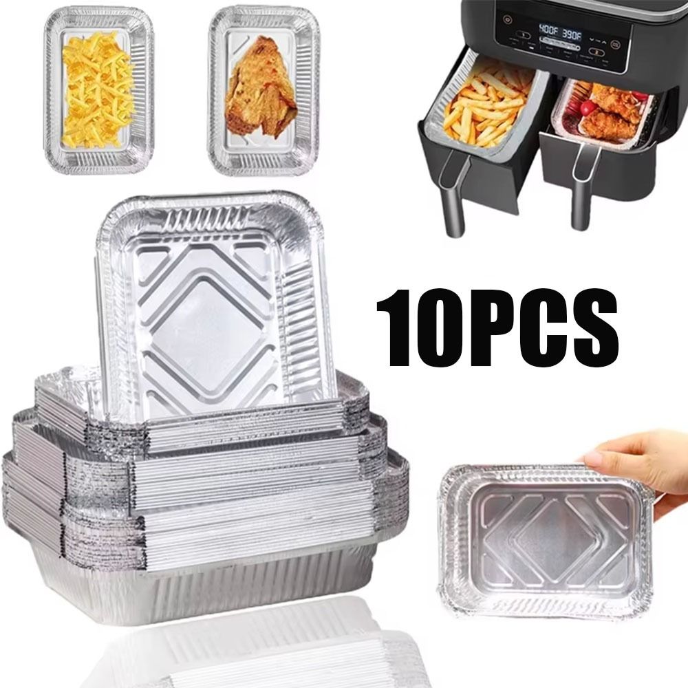 10PCS 일회용 알루미늄 호일 식품 저장 용기 오븐  - Food Storage Aluminum 리뷰 및 가격