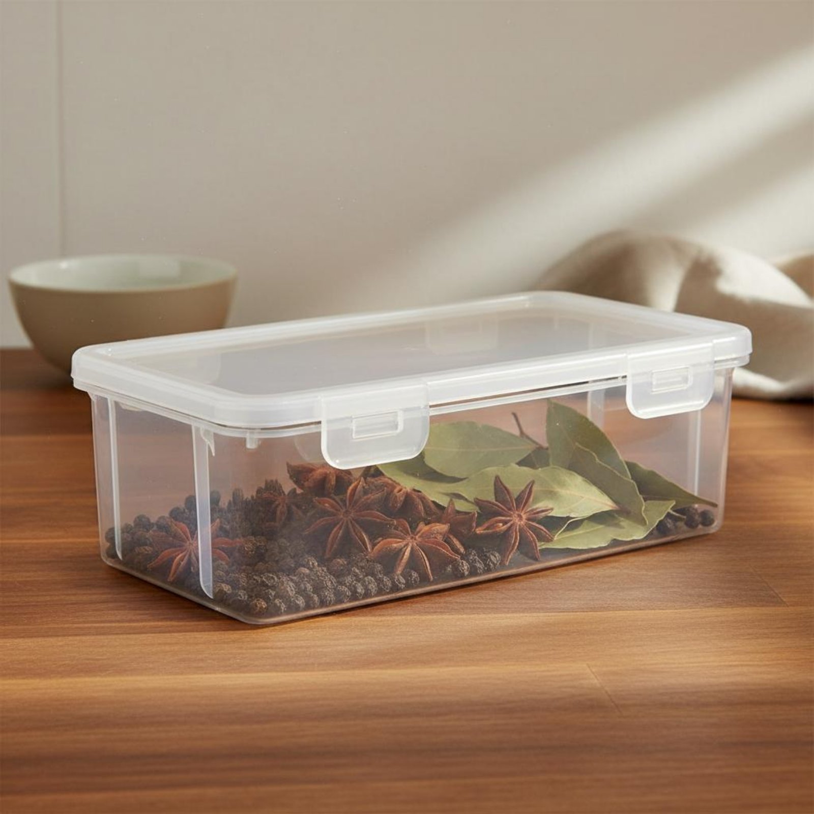 투명 양념통 공간 절약형 투명 양념통 투명 식료품 저장 - Stackable Pantry Bin 리뷰 및 가격