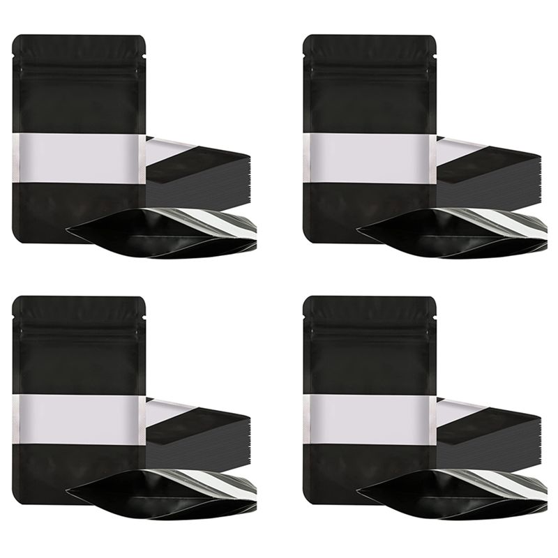 Y42A-400Pcs 냄새 차단 마일라 백, 투명 창이 - Food Storage In Mylar Bags 리뷰 및 가격