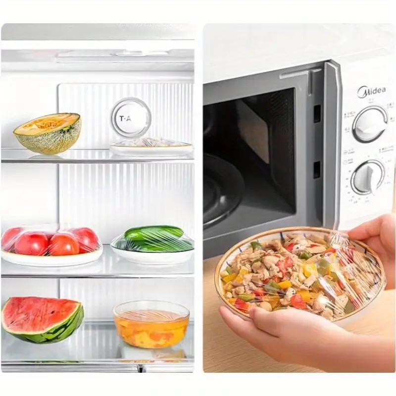 재사용 가능한 일회용 식품 커버 플라스틱 랩 내구성있는 - Food Storage Tupperware 리뷰 및 가격