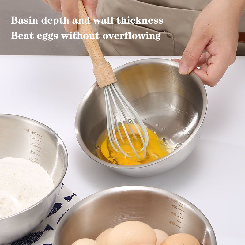 1PC 스테인레스 스틸 그릇 세트(요리, 베이킹, 식품 - Food Storage Essentials 리뷰 및 가격