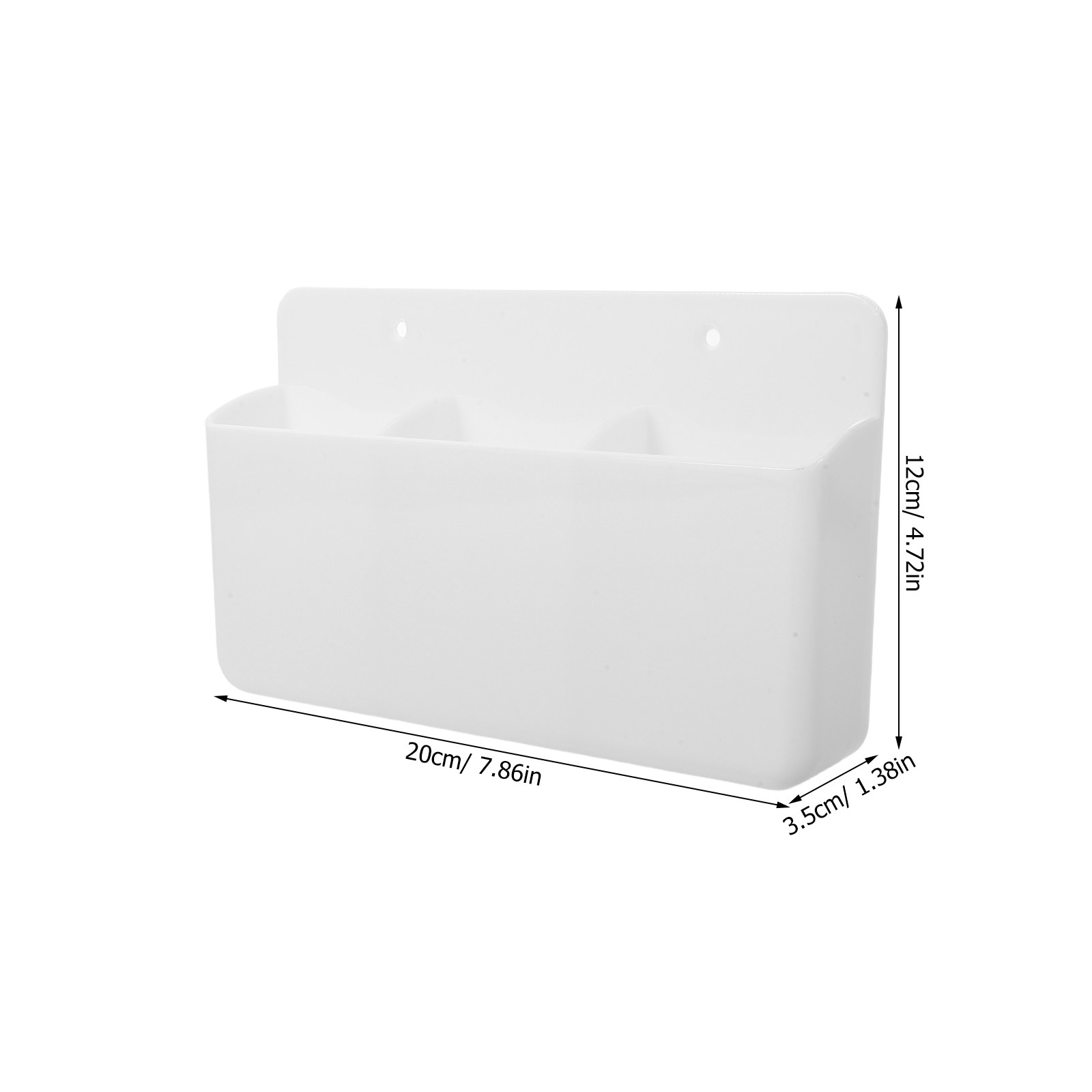 3칸으로 나뉜 벽걸이형 리모컨 보관함, 접착식 수납 상 - Food Storage Boxes 리뷰 및 가격