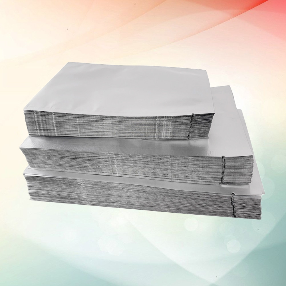 100개입 실버 마일라 평면 알루미늄 호일 봉투, 열  - Food Storage In Mylar Bags 리뷰 및 가격