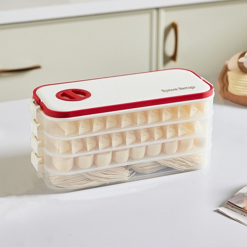 실용적인 플라스틱 만두 보관함 투명 다층 식품/계란/냉 - Food Storage Practices 리뷰 및 가격