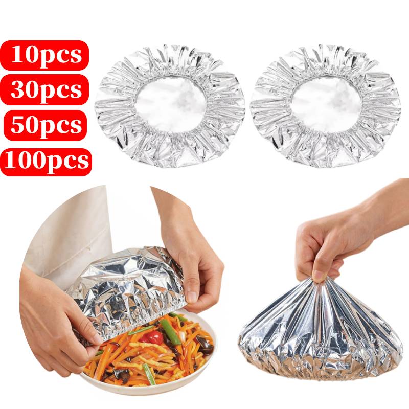 10-100PCS 반복 사용 가능한 필름 절연 커버,  - Food Storage Aluminum 리뷰 및 가격