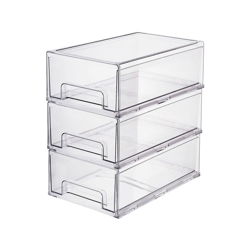 고용량 메이크업 주최자 화장품 보관 상자 아크릴 냉장고 - Stackable Pantry Bin 리뷰 및 가격