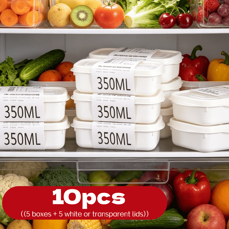 10개 재사용 가능 적층형 식품 보관 용기 세트 5개  - Food Storage Containers Set 리뷰 및 가격